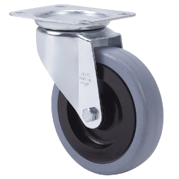 Rueda ALEX Giratoria 2-2484 - 10ZVL100-GAN100 Goma Gris-Leer más
