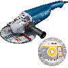 Amoladora angular GWS 22-230 J Profesional, 230 mm + disco de diamante - BOSCH 06018C1301