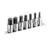 Juego de 7 vasos 1/2" hexagonales en rack - FACOM ST.40