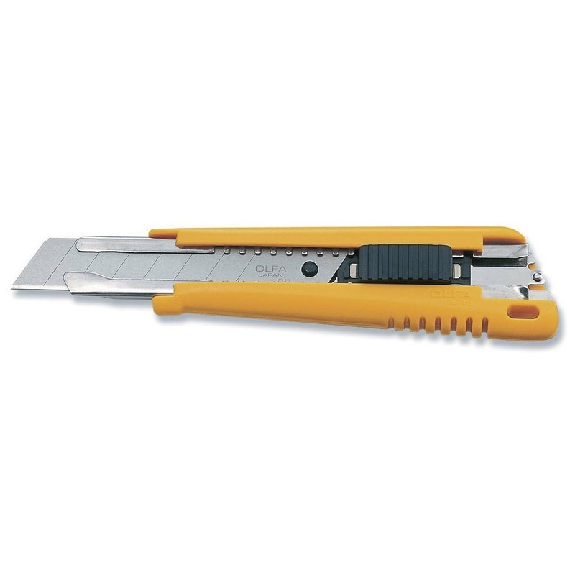 Cúter profesional de bloqueo automático, 18 mm - OLFA EXL Cúter profesional de bloqueo automático, 18 mm - OLFA EXL-Leer más