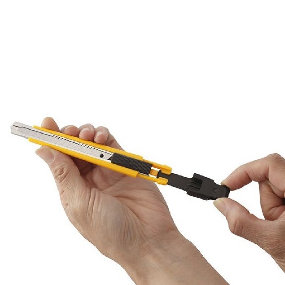 Cúter de bloqueo automático con clip para bolsillo y troceador de cuchillas - OLFA A-1 Cúter de bloqueo automático con clip para bolsillo y troceador de cuchillas - OLFA A-1-Leer más