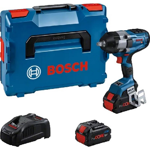Atornillador de impacto a batería GDS 18V-1000 C 1/2" + 2x5.5Ah en maletín de transporte - BOSCH 06019J8003-Leer más