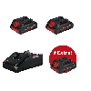Power Set 3 baterías ProCORE GBA 18V 4.0 Ah + cargador rápido GAL1880 CV - BOSCH 0615990N2G