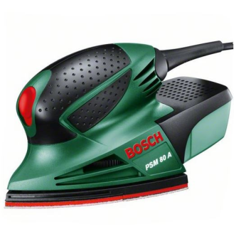 Lijadora eléctrica orbital PSM 80 A con maleta - BOSCH 0.603.354.000-Leer más