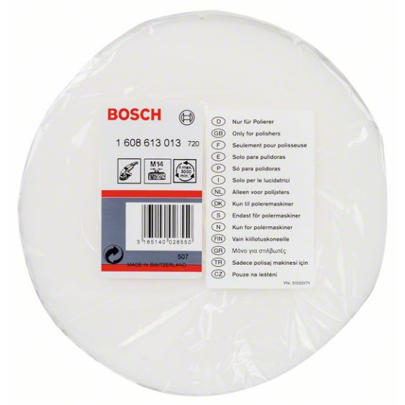 Bosch Polierschwamm mit Gewinde M 14 fr Polierer, 160 mm-Beschreibung lesen