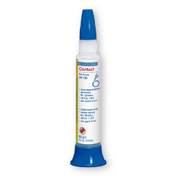 Contact VA 100 - Adhesivo de Cianoacrilato 60 gr - WEICON 12050060-Leer más