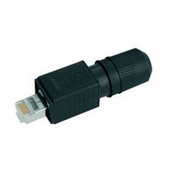 Telegärtner RJ45 Plug Dallmeier, Telegärtner STX V4 RJ45-Stecker für den Anschluss eines Kamerasystems an eine Mountera-Beschreibung lesen