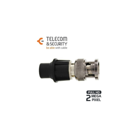 TS-KBM-HD ITS, BNC-Systemstecker HD mit Kappe geeignet für Auflösungen bis 1920x1080-Beschreibung lesen