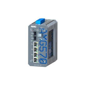 Industrieller managed Switch AMG570-4G-2S, 4 x 10/100/1000BT, 2 x 100/1000/2,5GFX SFP Slots-Beschreibung lesen