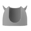 Dahua - FRS12-IMOU - Graue Gummi Kappe für IPC-AC22EP-IMOU, Graue Gummi Kappe für IPC-AC22EP-IMOU
