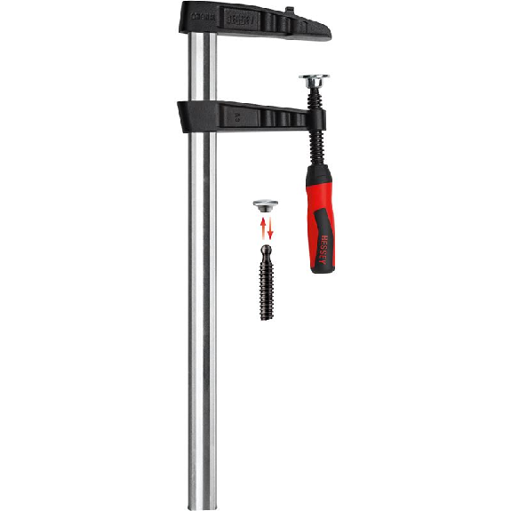 Bessey Temperguss-Schraubknecht TGK mit 2-Komponenten-Kunststoffgriff Bessey Temperguss-Schraubknecht TGK mit 2-Komponenten-Kunststoffgriff-Beschreibung lesen