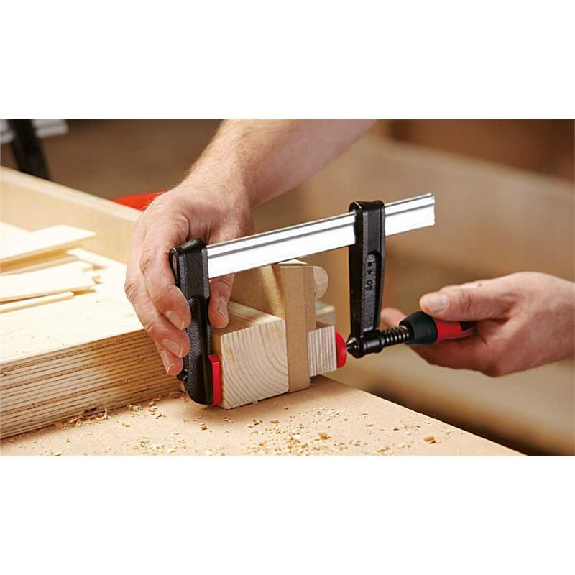 Bessey Temperguss-Schraubzwinge TPN mit 2-Komponenten-Kunststoffgriff-Beschreibung lesen