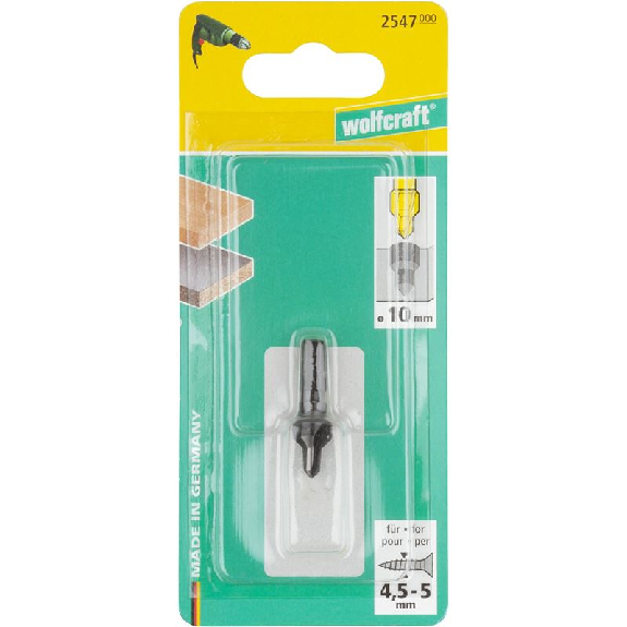 1 avellanador WS, vástago hexagonal, Ø 10 mm-Leer más