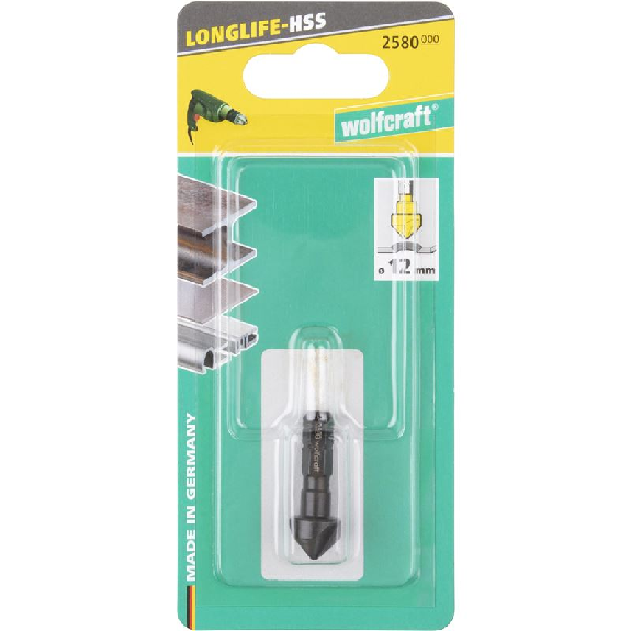 1 avellanador HSS, vástago hexagonal, Ø 12 mm-Leer más