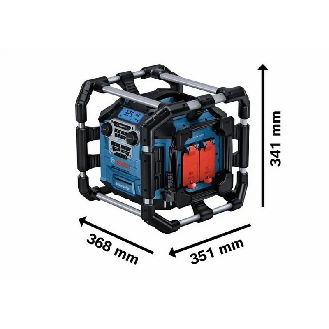 Radio de obra 18V con Bluetooth y subwoofer integrado-Leer más