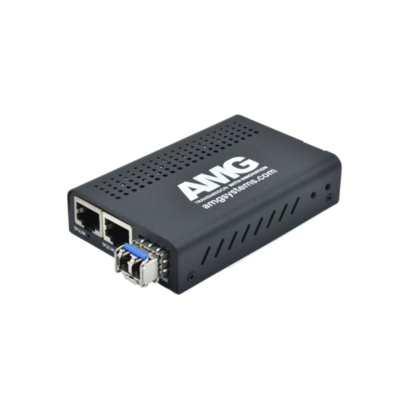 AMG210M-2G-1SM2 AMG Systems, Medienkonverter, für 0 GradC bis 50 Grad, 2 x 10/100/1000BT RJ45, 1 x GFX, MM, 2 Fasern-Beschreibung lesen