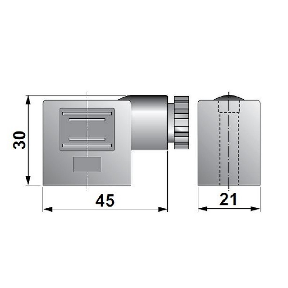 Conector 22 universal negro 2-230 V - AIRON C22.U-Leer más