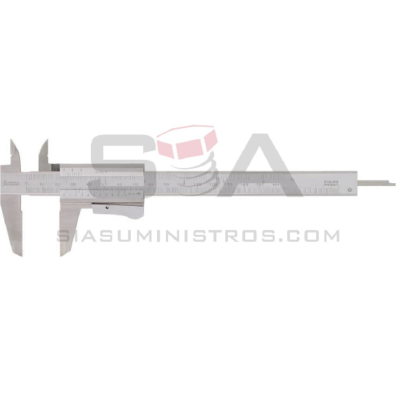 Pie de rey de bolsillo fijador de medición 150mm inoxidable - FORUM 4255101010-Leer más
