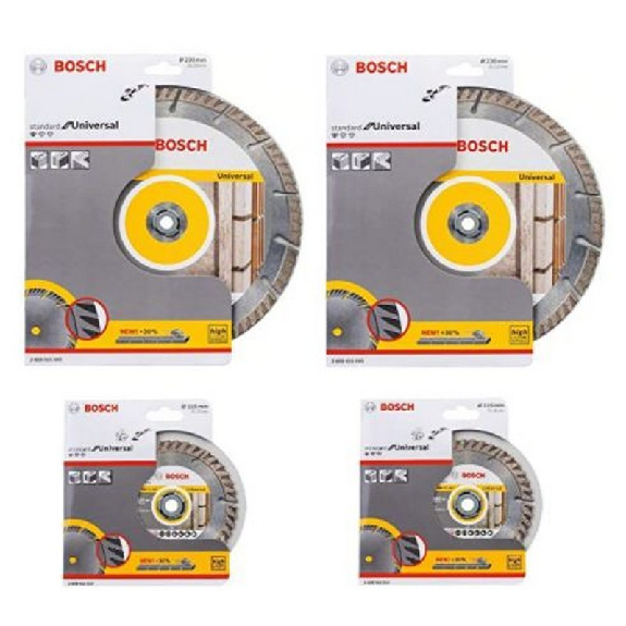 Ensemble d'enregistrements en diamant x-bloc: 2 disques de 230 mm + 2 disques de 115 mm - 06159975Z4-Lire la description