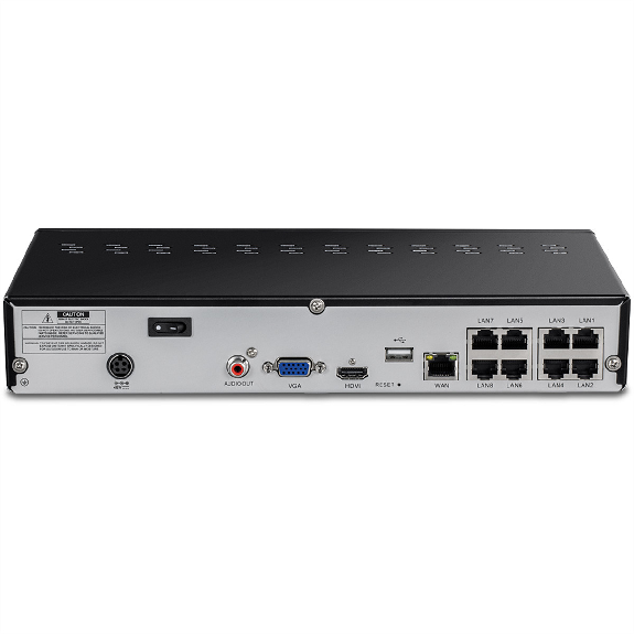TV-NVR1508 TRENDNET, TV-NVR1508 8 Kanal NVR 4K UHD PoE+-Beschreibung lesen