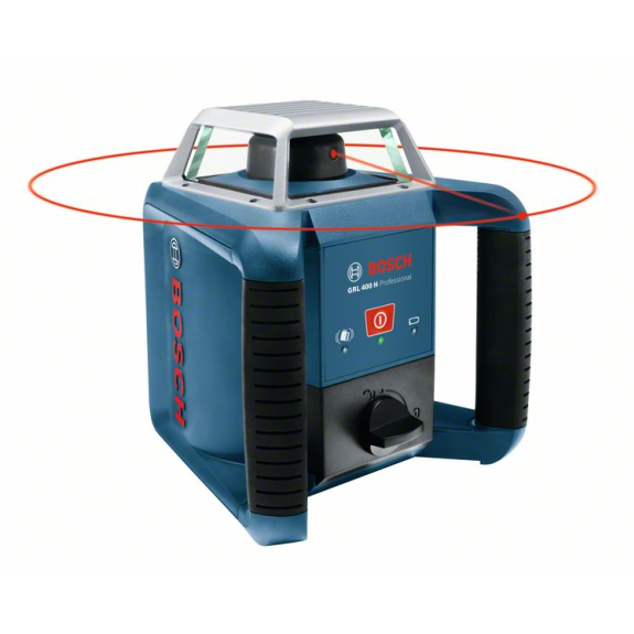 Láser giratorio BOSCH GRL 400 H +receptor LR1 +trípode BT170 +regla medición 061599403U-Leer más