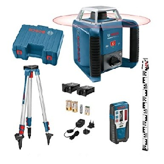Bosch Rotationslaser GRL 400 H, mit LR 1, Baustativ BT 170 HD und Messstab GR 240-Beschreibung lesen