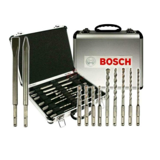 Maleta de brocas SDS-PLUS y cinceles 11 unidades - BOSCH 2608578765-Leer más