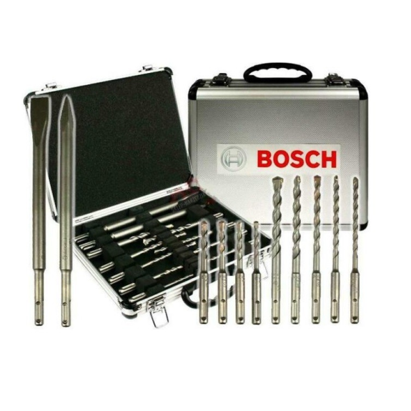 Maleta de brocas SDS-PLUS y cinceles 11 unidades - BOSCH 2608578765-Leer más