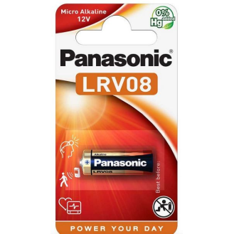 Pila alcalina tipo RV08 12v blister 1 unidad - PANASONIC-Leer más