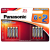 Pilas alcalinas tipo AAA blister 6+2 unidades - PANASONIC Pilas alcalinas tipo AAA blister 6+2 unidades - PANASONIC