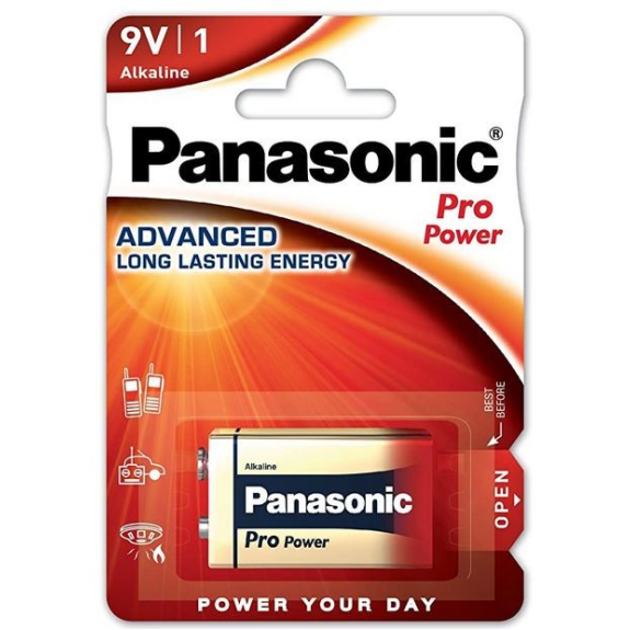 Pila alcalina 9V LR61 blister - PANASONIC Pila alcalina 9V LR61 blister - PANASONIC-Leer más
