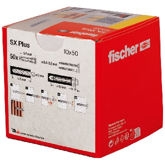 Taco de expansión Fischer SX Plus 10x50 - Caja 50 uds-Leer más