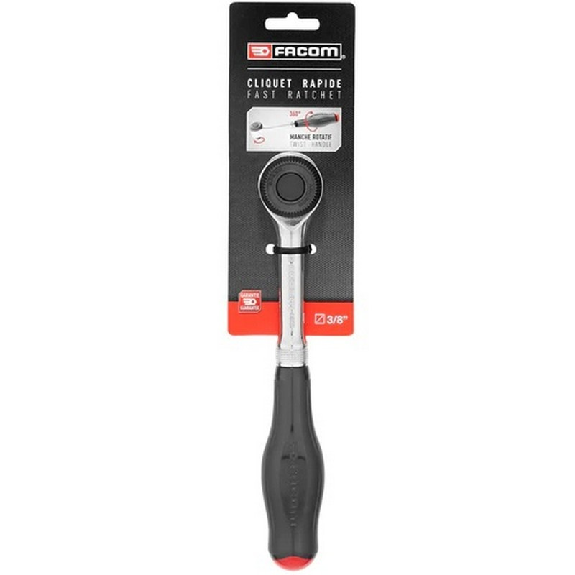 Trinquete rápido 3/8" con mango giratorio - FACOM J.360PB-Leer más