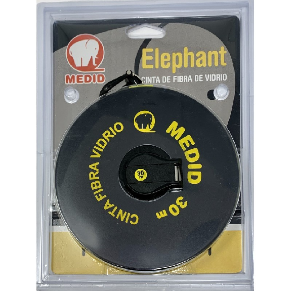 Cinta métrica fibra de vidrio con uña plegable, 30mx15mm - MEDID 121030GF-Leer más