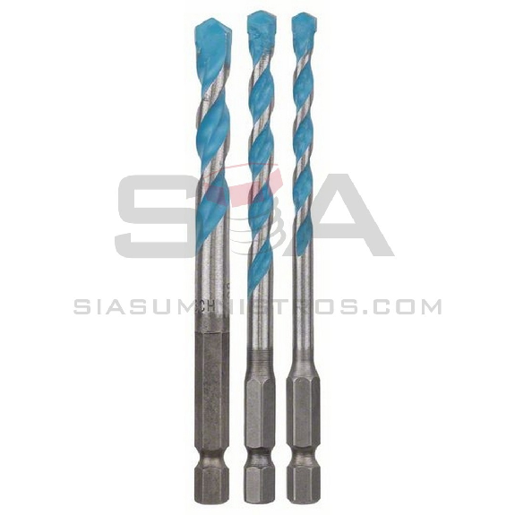 Set de 3 brocas BOSCH multiuso HEX-9 Multi Construction 5 - 2608589529-Leer más