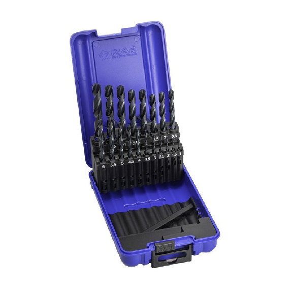 Juego brocas DIN338 19-UDS. - 1466 - 1-10X0,50 HSS (1010) - IZAR 25271 Juego brocas DIN338 19-UDS. - 1466 - 1-10X0,50 HSS (1010) - IZAR 25271-Leer más
