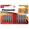 Pilas alcalinas tipo AA blister 6+2 unidades - PANASONIC Pilas alcalinas tipo AA blister 6+2 unidades - PANASONIC