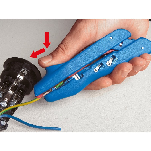 Pelacables automático y crimpador Nr.300 - 2,5 - 6 mm2 - WEICON 51000300-Leer más