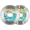 1 set de 2 discos diamantados de corte.   110 mm