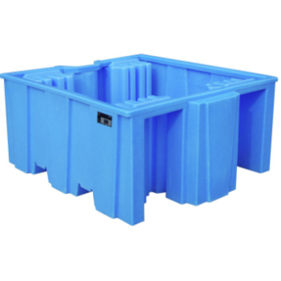 bandeja recogida, PE, IBC de 1000 l, 1590x1455x715 mm, volumen recogida 1125 l bandeja recogida, PE, IBC de 1000 l, 1590x1455x715 mm, volumen recogida 1125 l-Leer más