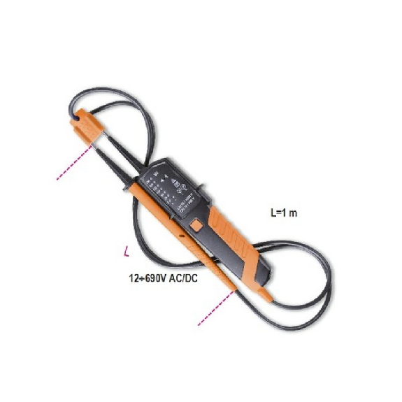 Testeur combiné de tension et de continuité 12-690 V AC/DC - BETA 1760PT-Leggi tutto