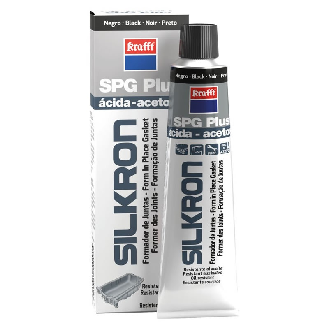 Silicona SILKRON SPG PLUS ácida, negro, 75 ml - KRAFFT 54291-Leer más