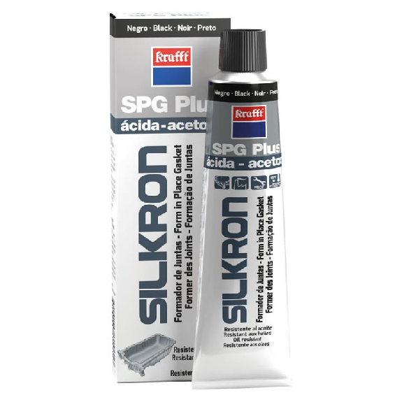 Silicone Silkron SPG plus acide, noir, 75 ml - 54291-Lire la description