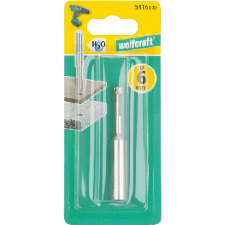1 broca de perforación de diamante con vástago ø 6 mm-Leer más