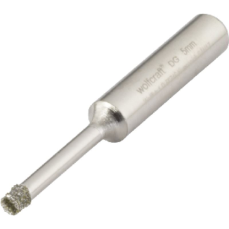 1 broca de perforación de diamante con vástago ø 5 mm-Leer más