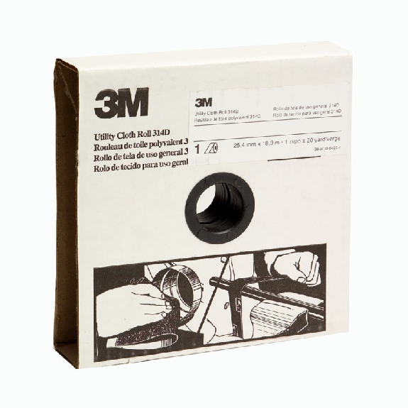 3M Rollo de tela 314D Granate, 50 mm x 25 m, P60, PN62885 - 7000060185-Leer más