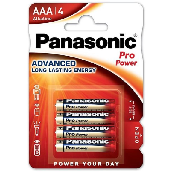 Pilas alcalinas tipo AAA blister 4 unidades - PANASONIC Pilas alcalinas tipo AAA blister 4 unidades - PANASONIC-Leer más