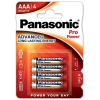 Pilas alcalinas tipo AAA blister 4 unidades - PANASONIC Pilas alcalinas tipo AAA blister 4 unidades - PANASONIC