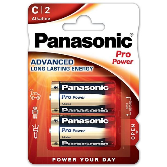 Pilas alcalinas tipo LR14 blister 2 unidades - PANASONIC Pilas alcalinas tipo LR14 blister 2 unidades - PANASONIC-Leer más