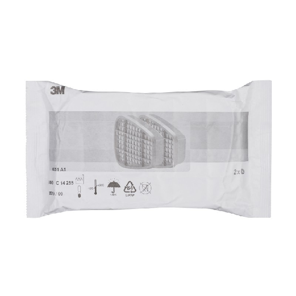 3M Filtro para gases y vapores, A1, 6051, 6051 - 7000034751-Leer más
